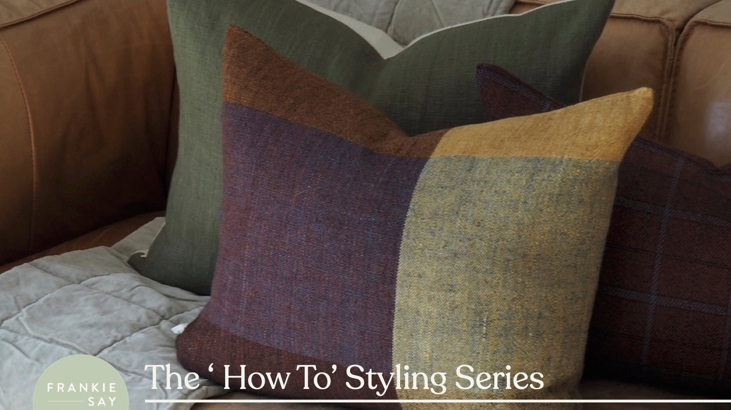The 'How To' Style Series - Cushions & Throws