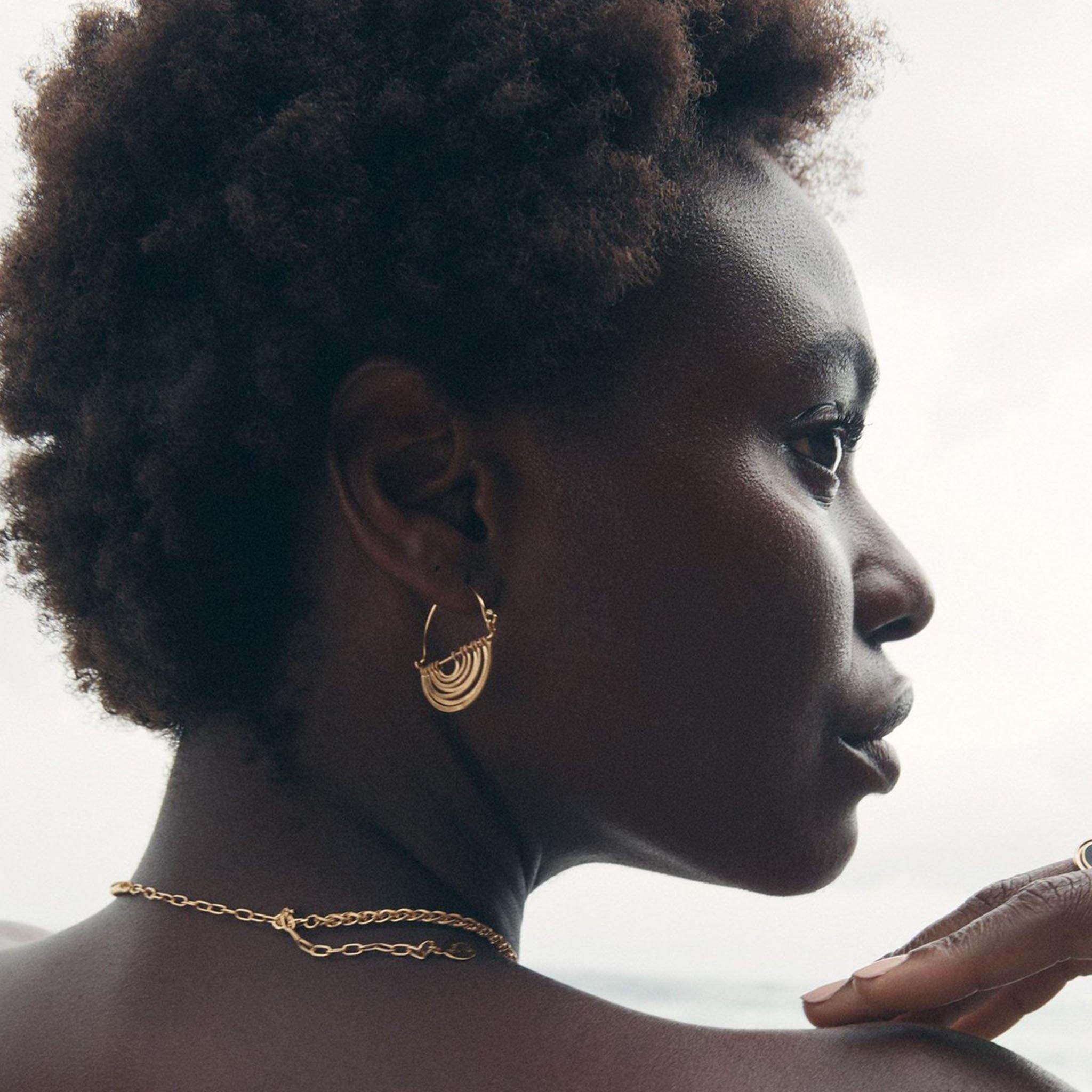 Buy Baye Earrings - Gold - Frankie Say Relax