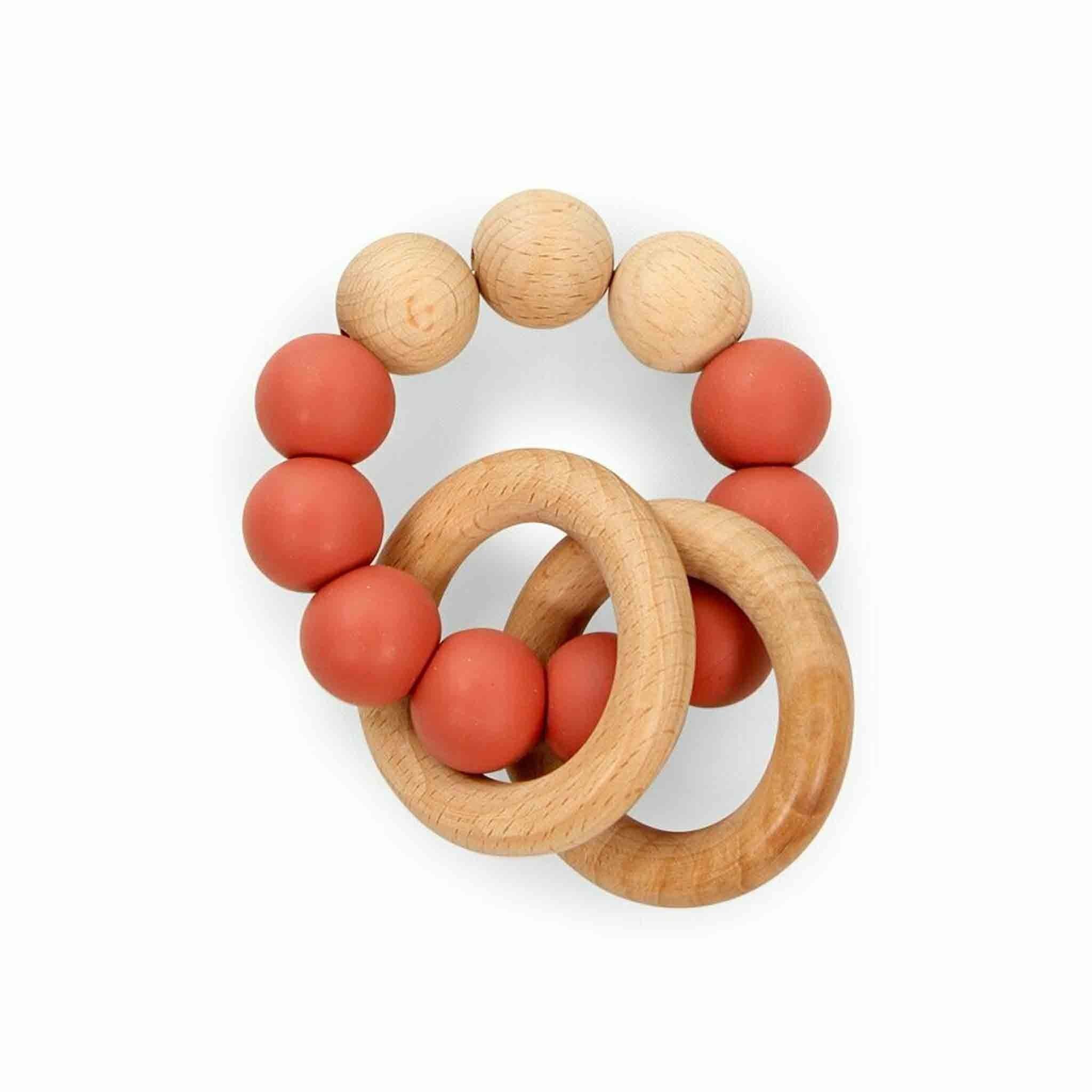 Buy Jerry Birch + Silicone Teether - Dusty - Frankie Say Relax