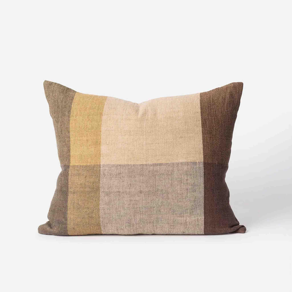 Buy Morandi Handwoven Linen Cushion (Sultana / Multi) - 55 x 45cm - Frankie Say Relax