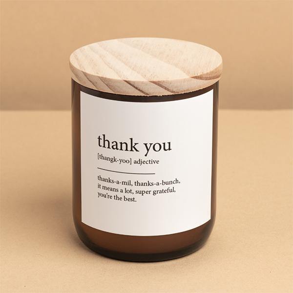 Buy "Thank You" Dictionary Mid Soy Candle - Frankie Say Relax