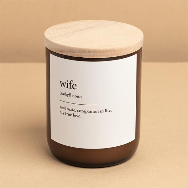 Buy "Wife" Dictionary Mid Soy Candle - Frankie Say Relax