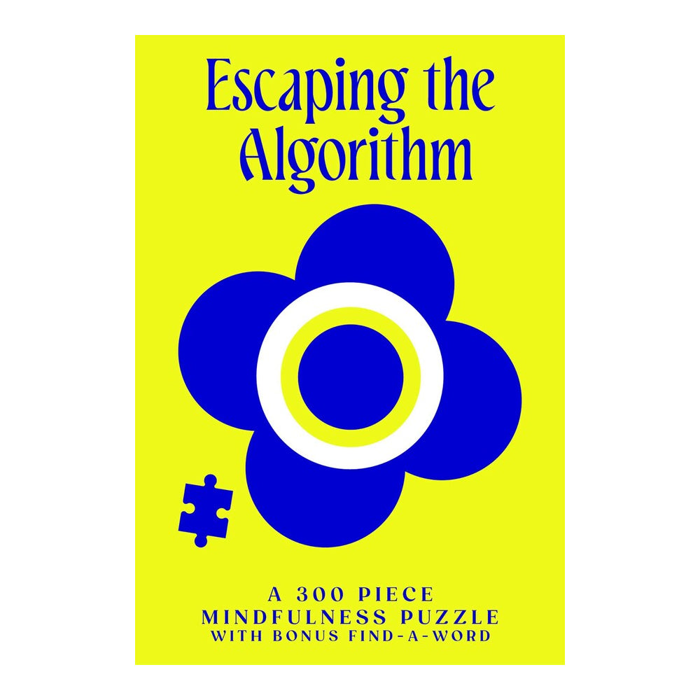 Algorithm Puzzles Book Escaping the Algorithm Mindfulness Puzzle – Frankie Say Relax