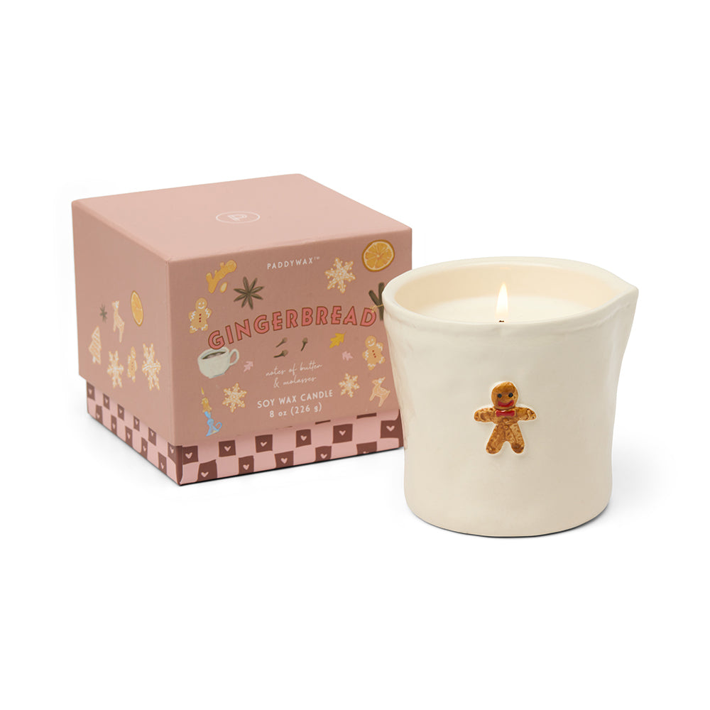 Bistro Ceramic Candle Gingerbread (Paddywax) – Frankie Say Relax