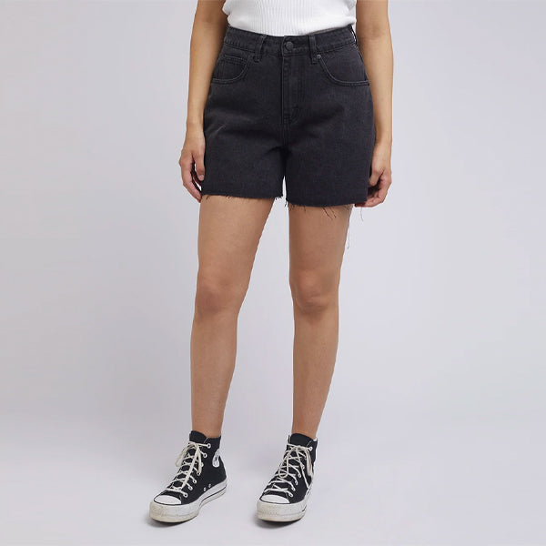 Black denim hotsell shorts afterpay