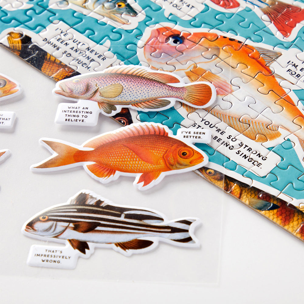 ジュディス ガイガー JUDITH  「Coris Fish」大作 Judgy Fish 1000 Piece Puzzle (Brass Monkey) – Frankie Say Relax