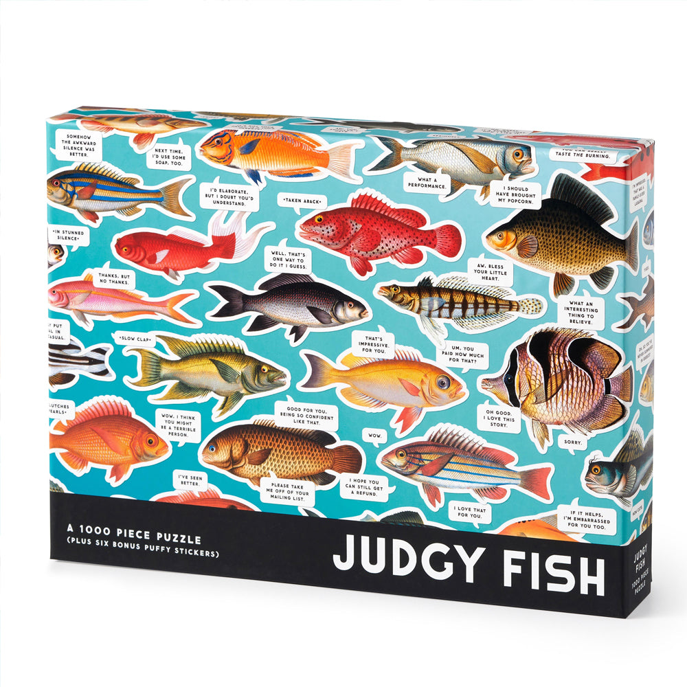ジュディス ガイガー JUDITH  「Coris Fish」大作 Judgy Fish 1000 Piece Puzzle (Brass Monkey) – Frankie Say Relax