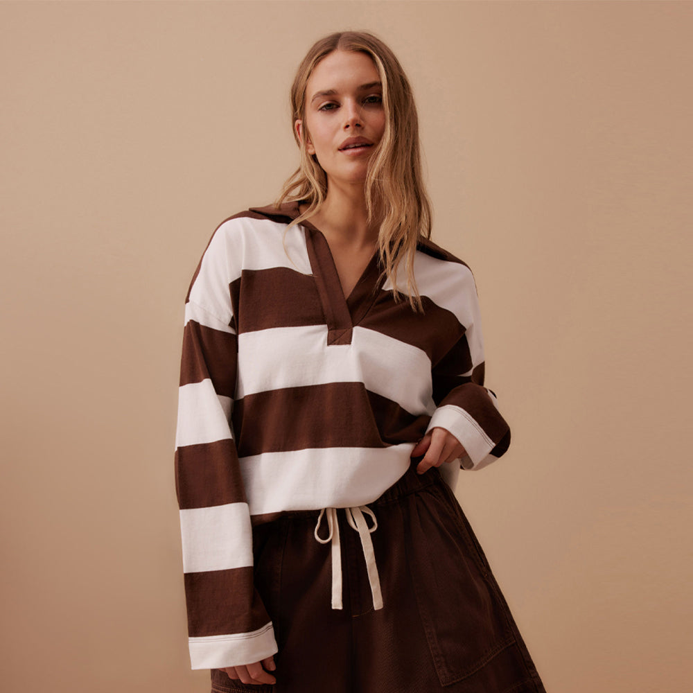 biby FRANCINE RUGBY TOP BIBIY. MADE | FRANCINE RUGBY TOP｜Bibiy.