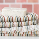 Buy Alice Stripe Terry Bath Towel - Frankie Say Relax