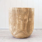 Buy Maddox Timber Stool - 33 x 20 x 37 cm - Frankie Say Relax