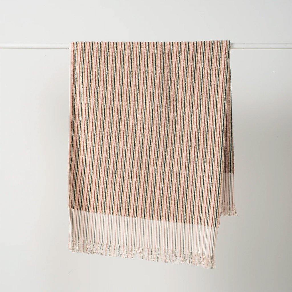 Buy Alice Stripe Terry Bath Towel - Frankie Say Relax