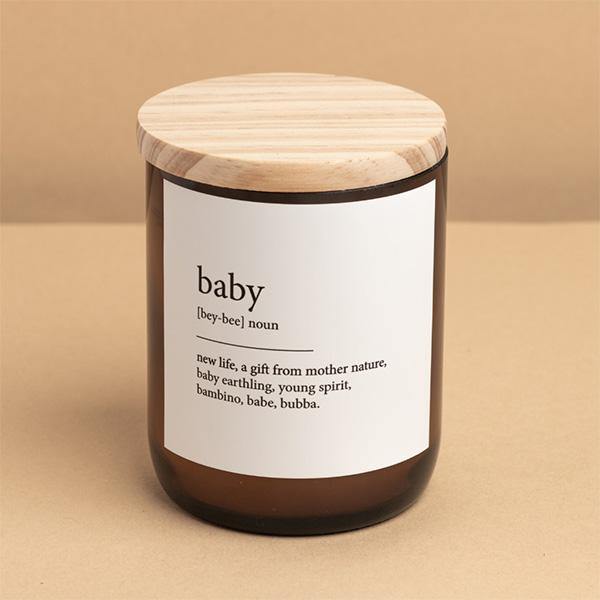 Buy "Baby" Dictionary Mid Soy Candle - Frankie Say Relax