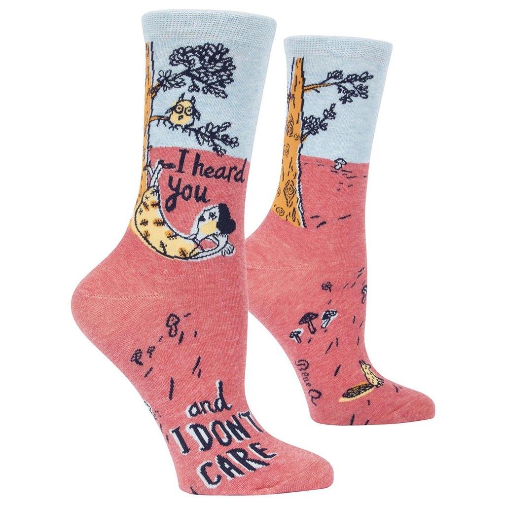 Buy I Heard You and I Don't Care - Women's Socks - Frankie Say Relax