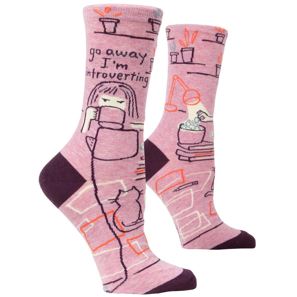 Buy Go Away, Introverting - Women's Socks - Frankie Say Relax