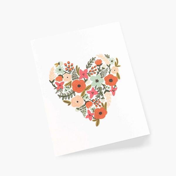 Buy Floral Heart Card - Frankie Say Relax