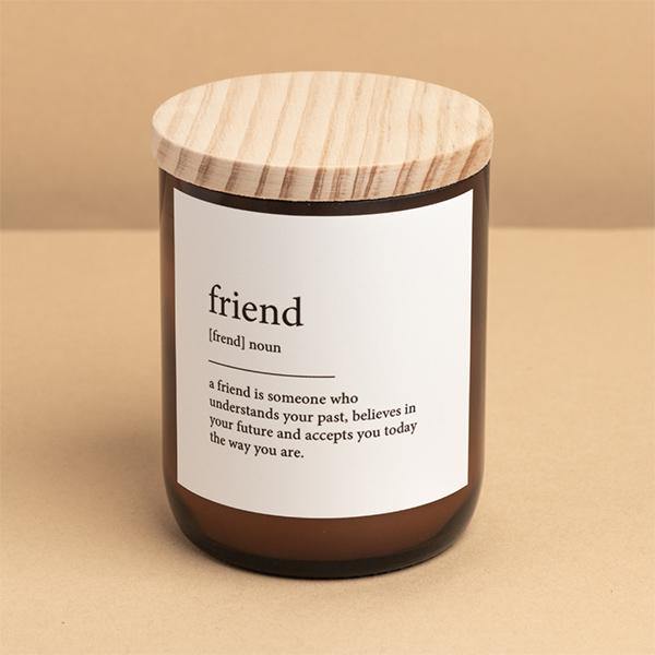 Buy "Friend" Dictionary Mid Soy Candle - Frankie Say Relax