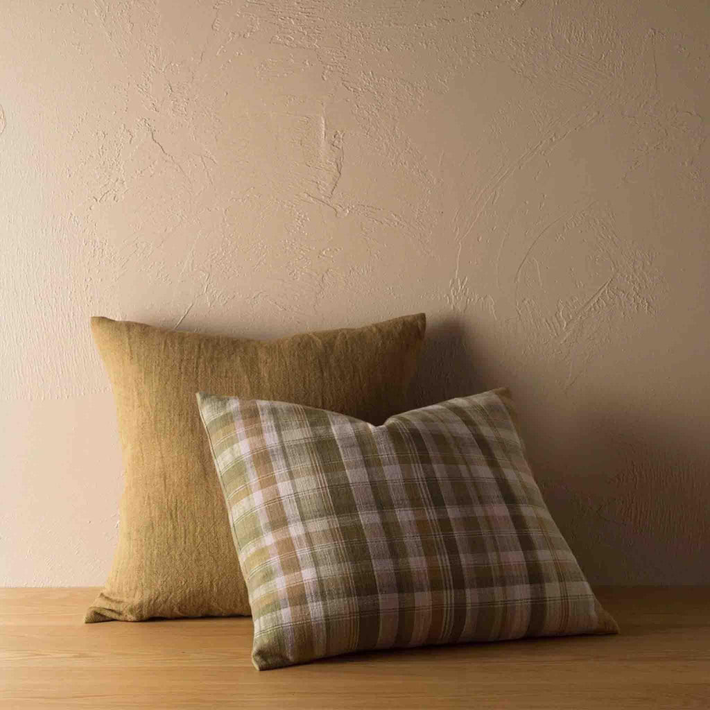 Buy Linen Cushion (Miso) - 55 x 55 cm - Frankie Say Relax