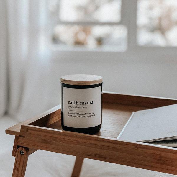 Buy "Earth Mama" Dictionary Mid Soy Candle - Frankie Say Relax