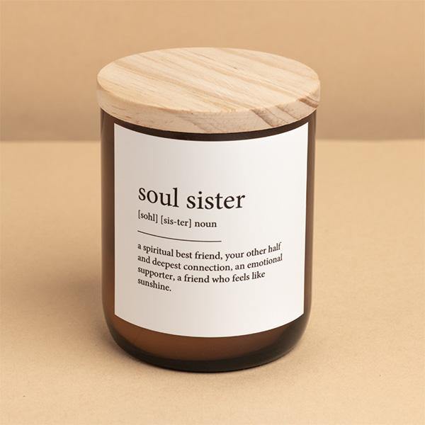 Buy "Soul Sister" Dictionary Mid Soy Candle - Frankie Say Relax