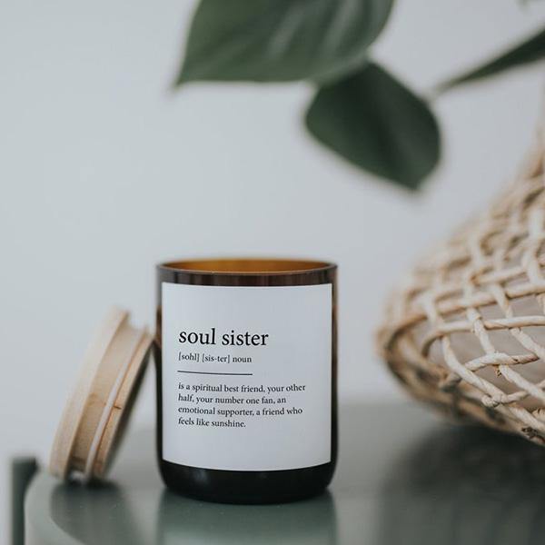 Buy "Soul Sister" Dictionary Mid Soy Candle - Frankie Say Relax