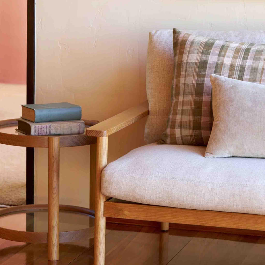 Buy Tasman Woven Cushion (Caper / Multi) - 55 x 45 cm - Frankie Say Relax