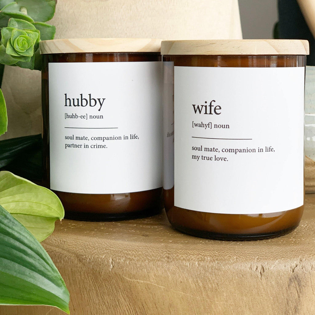 Buy "Wife" Dictionary Mid Soy Candle - Frankie Say Relax