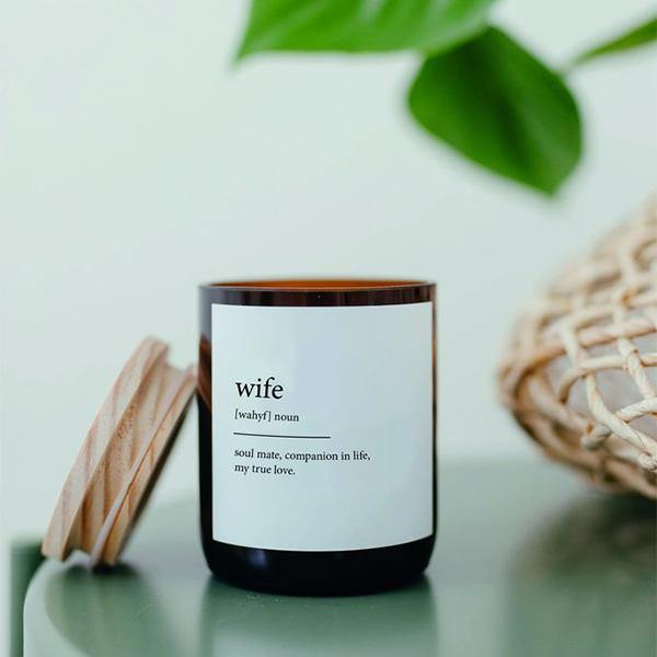 Buy "Wife" Dictionary Mid Soy Candle - Frankie Say Relax