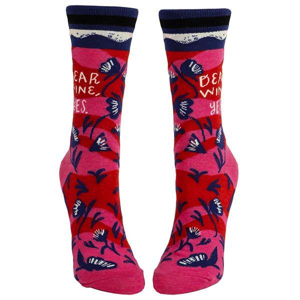 Buy Dear Wine, Yes - Women's Socks - Frankie Say Relax