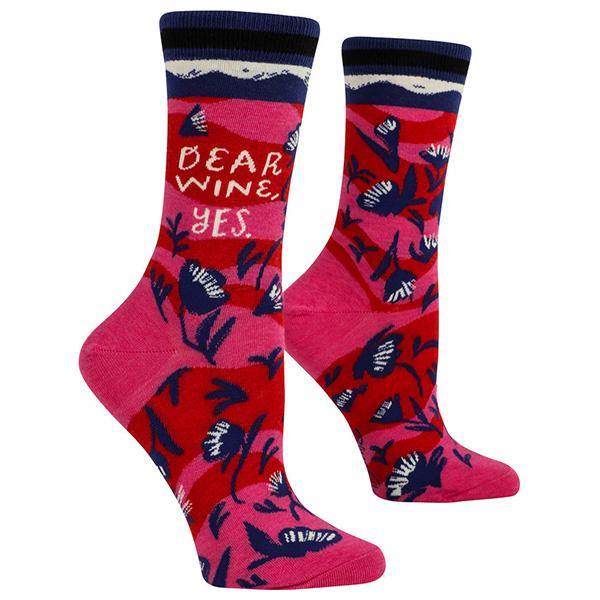 Buy Dear Wine, Yes - Women's Socks - Frankie Say Relax